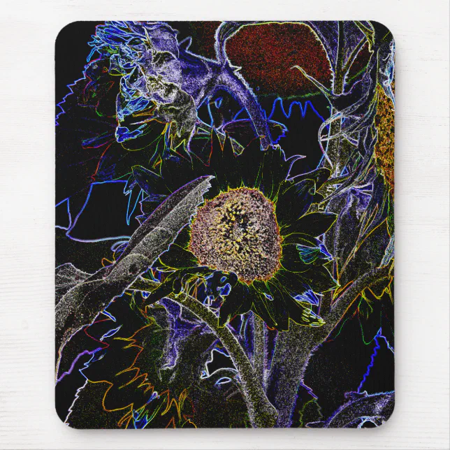 SUNFLOWERS MOUSE PAD | Zazzle