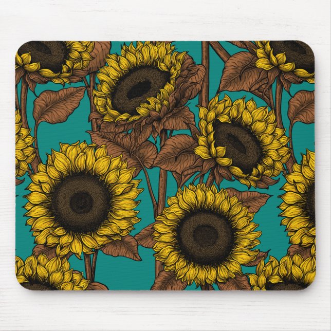 Sunflowers Mouse Pad (Front)