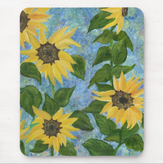 sunflowers mouse pad