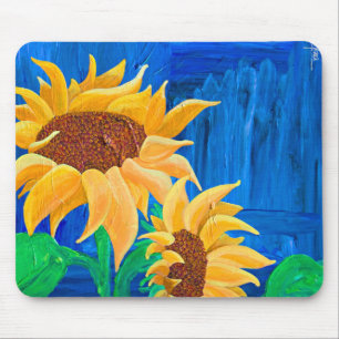 sunflowers mouse pad