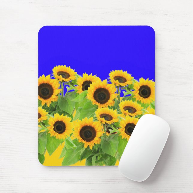 Sunflowers Mouse Pad (With Mouse)