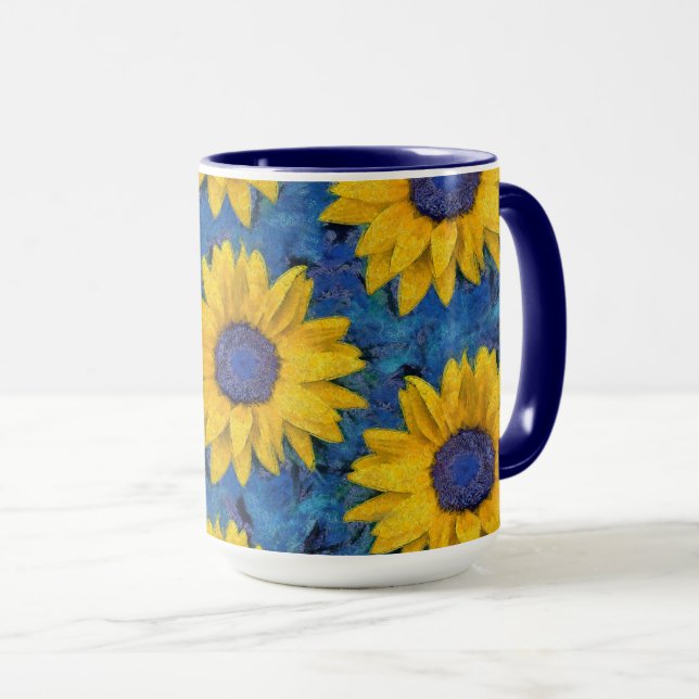 Sunflowers Mug (Front Right)