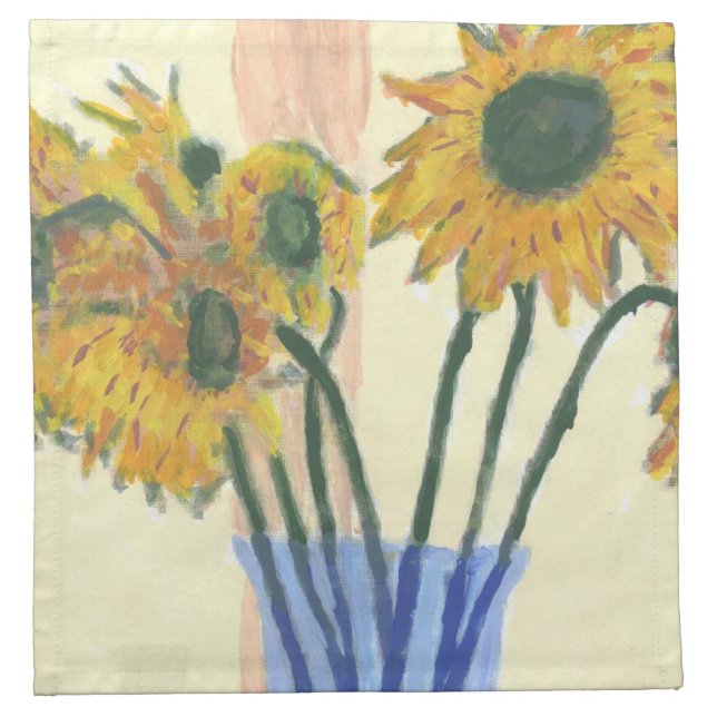 Sunflowers Napkin (Front)