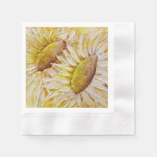 Sunflowers  napkins (Front)