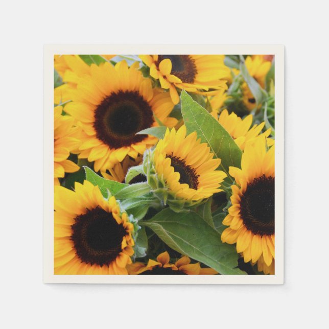 Sunflowers Napkins (Front)