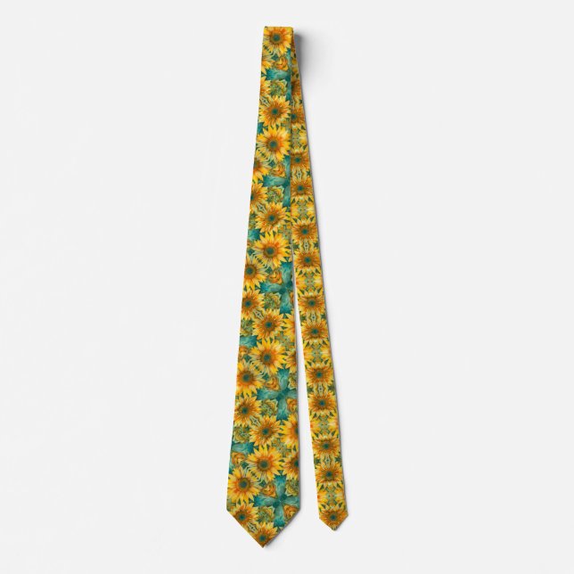 Sunflowers Neck Tie (Front)