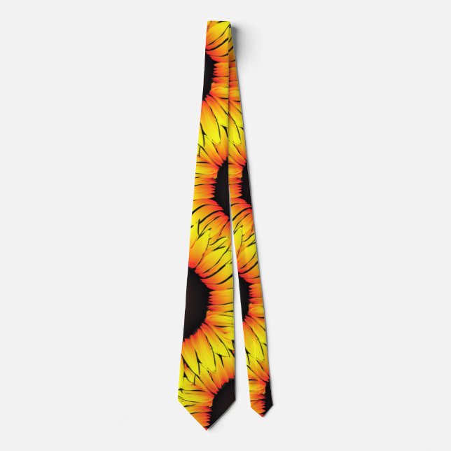 Sunflowers Neck Tie Summer Party (Front)