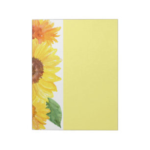 Sunflowers Note Pad