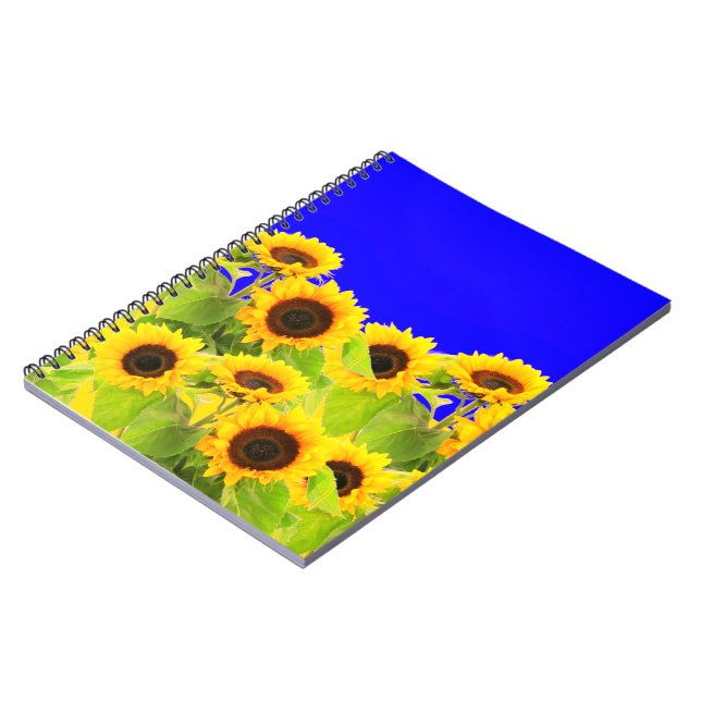 Sunflowers Notebook (Left Side)
