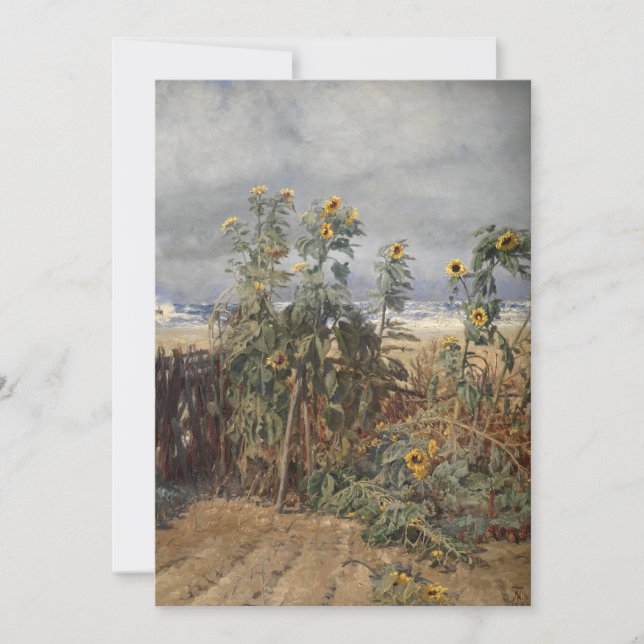 Sunflowers on a Beach | Thorvald Niss (Front)