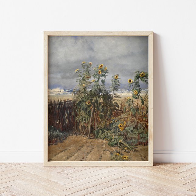 Sunflowers on a Beach | Thorvald Niss Poster (Creator Uploaded)