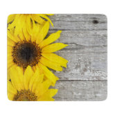 Good Morning Sunshine Sunflower Cutting Board