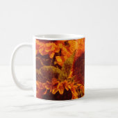 Sunflowers on Canvas Coffee Mug (Left)