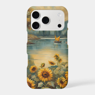 Sunflowers on the Lake iPhone 17 Pro Case
