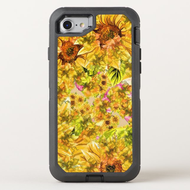 Sunflowers Otterbox iPhone Case (Back)