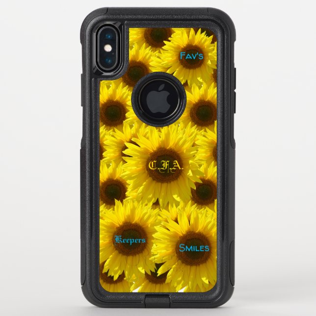 Sunflowers Otterbox iPhone Case (Back)