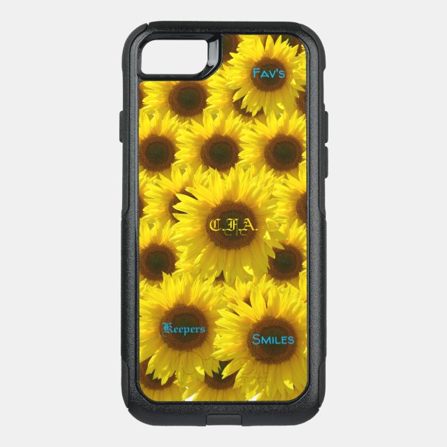 Sunflowers Otterbox iPhone Case (Back)