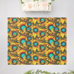 Sunflowers Outdoor Rug