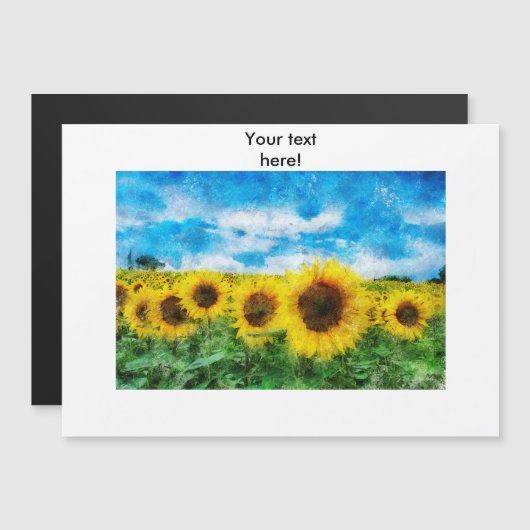 Sunflowers painting (Front/Back)