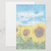 Sunflowers painting (Front/Back)