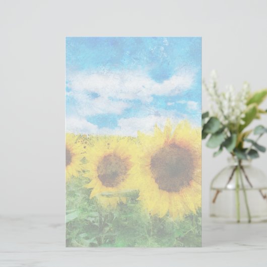 Sunflowers painting (Standing Front)