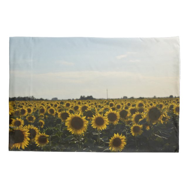 Sunflowers Pillow Case (Back)