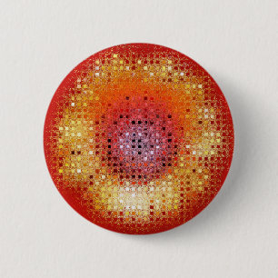SUNFLOWERS PINBACK BUTTON