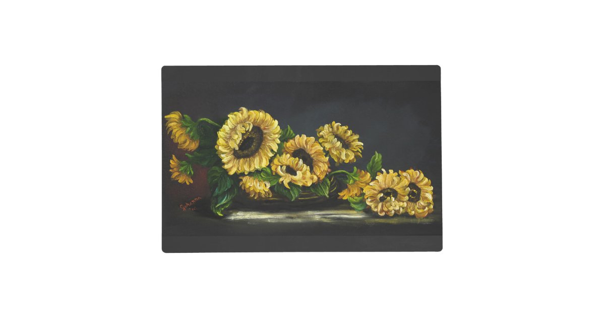 Sunflowers Placemat Zazzle