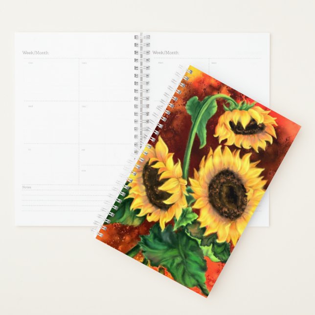 Sunflowers Planner (Display)