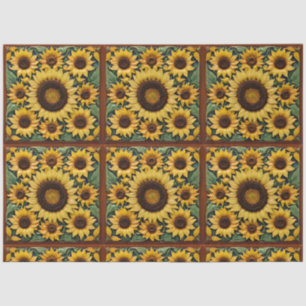 Sunflowers Popular Beautiful Collection Tissue Paper