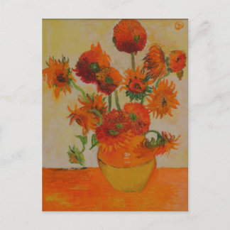 sunflowers post card