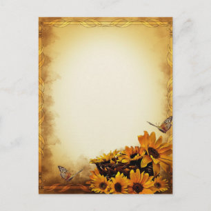 Sunflowers Postcard