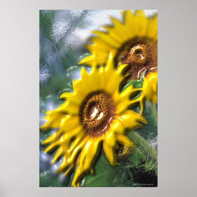 Sunflowers Poster (Front)