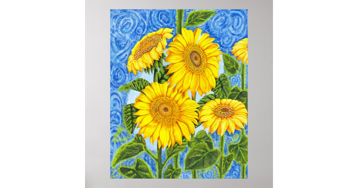 Sunflowers Poster