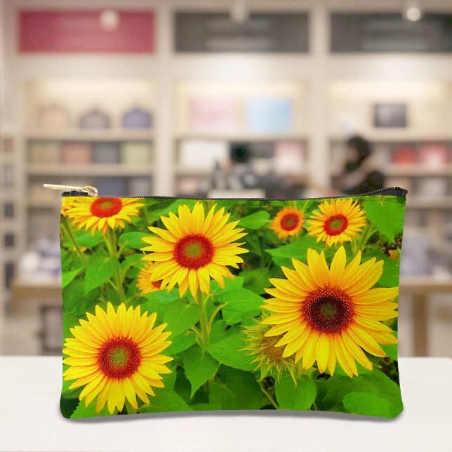 Sunflowers Pouch (Pouch with sunflowers)