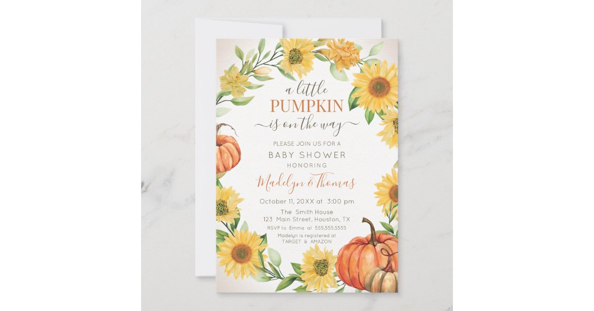 Fall Pumpkins - over or under bridal shower game, Zazzle in 2023