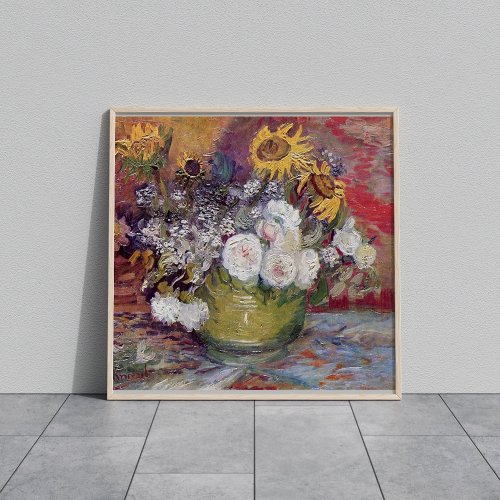 Sunflowers Roses  Other Flowers Vincent van Gogh Photo Print