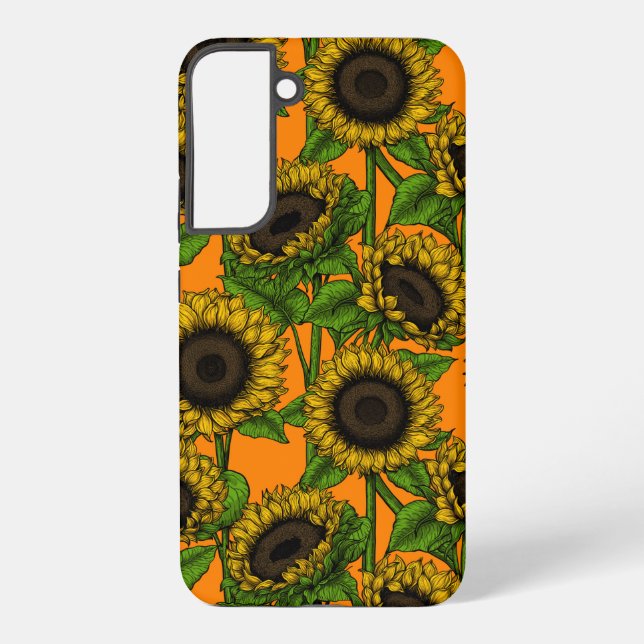 Sunflowers Samsung Galaxy Case (Back)