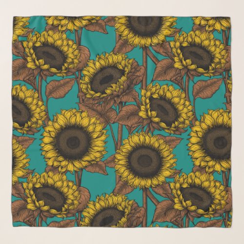 Sunflowers Scarf