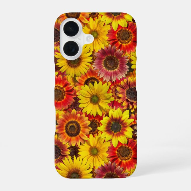 Sunflowers Seamless Pattern Iphone Case (Back)