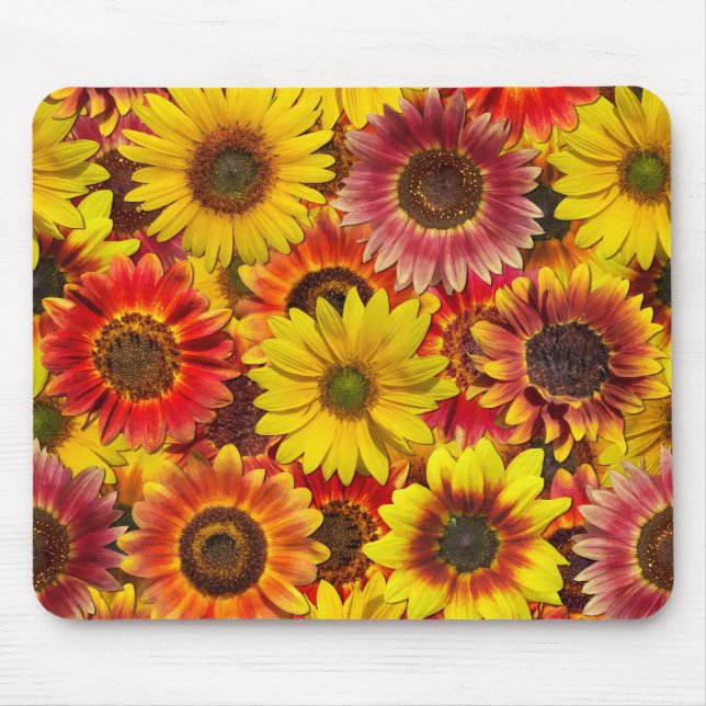 Sunflowers Seamless Pattern Mouse Pad (Front)