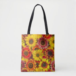 Sunflowers Seamless Pattern Tote Bag