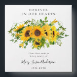 Sunflowers Seed Packet Memorial Funeral  Envelope<br><div class="desc">Encourage your funeral or memorial guests to plant seeds in honor of your loved one. This custom design can be personalized with the name and dates of your loved one. A seed packet can then be placed inside. Please note that these envelopes are empty, seeds need to be purchased separately...</div>
