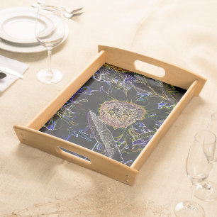 SUNFLOWERS SERVING TRAY