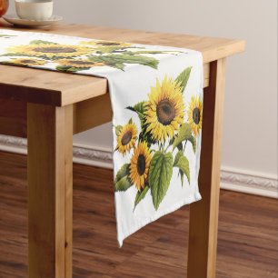 Sunflowers Short Table Runner