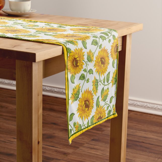 Sunflowers Short Table Runner (In Situ)