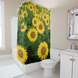 Sunflower Shower Curtains | Zazzle