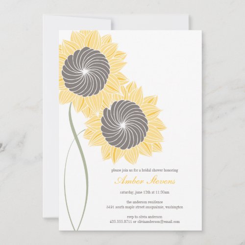 Sunflowers Shower/Party Invitation