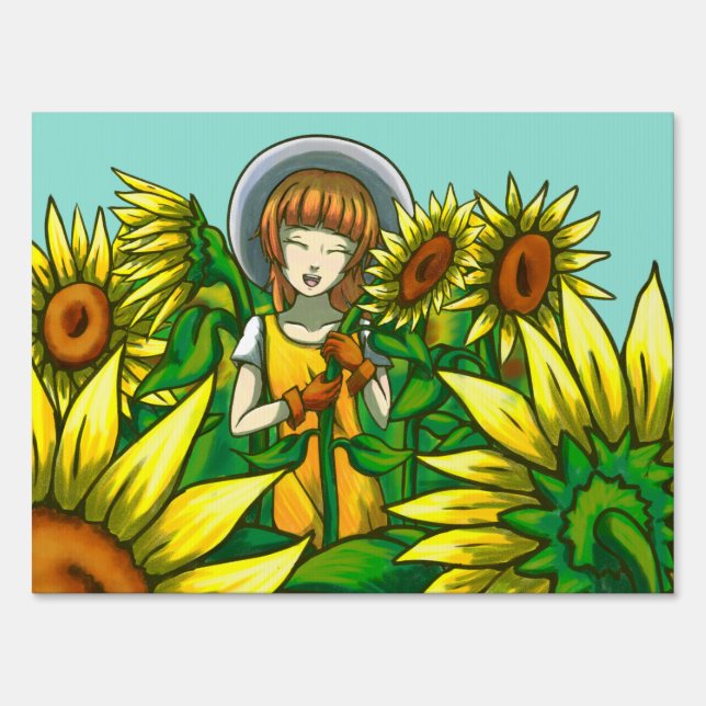 Sunflowers Sign (Front)