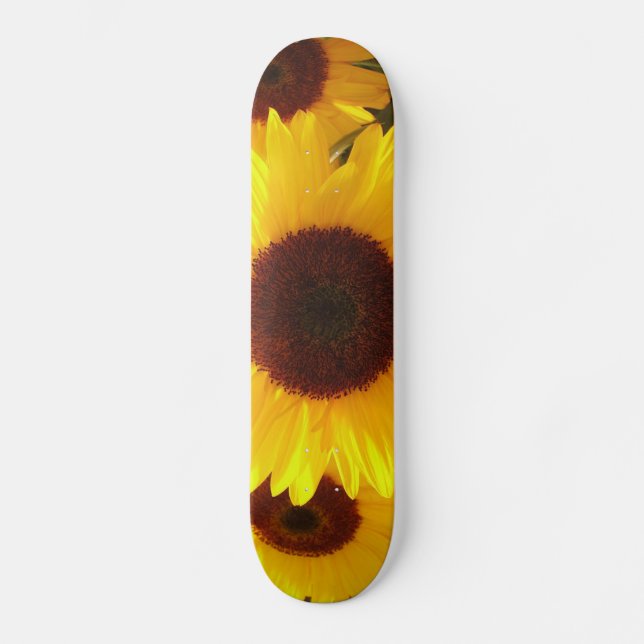 Sunflowers Skateboard Deck (Front)